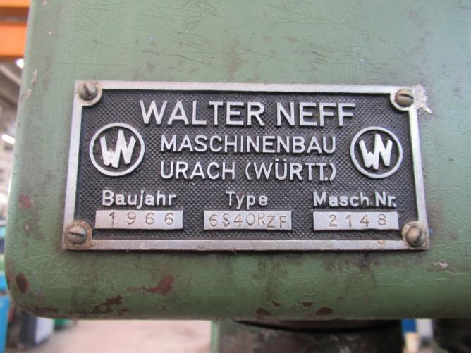 WALTER NEFF 6S40RZF
